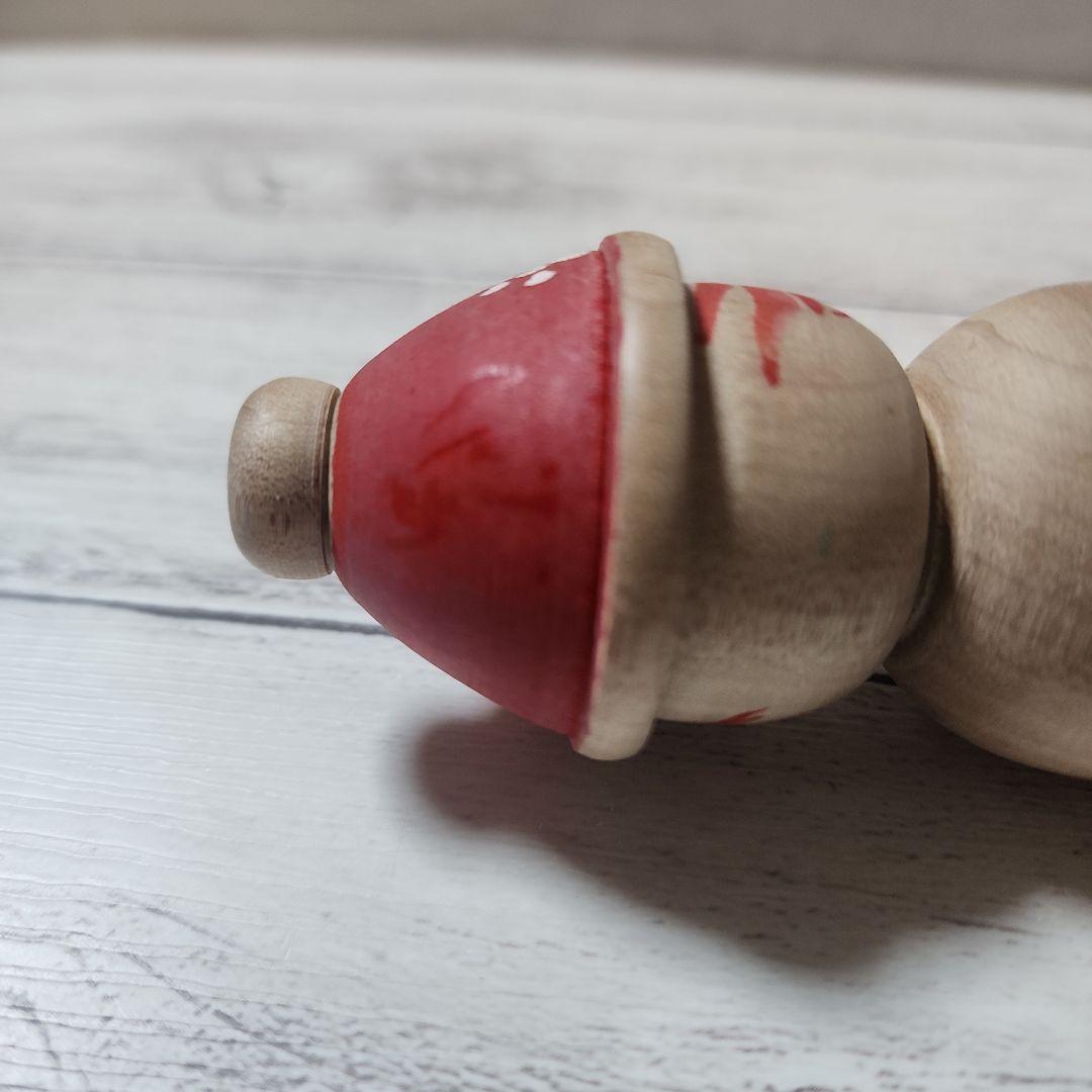 期間限定値下げ　こけし　帽子こけし　阿保金光　高さ約11cm