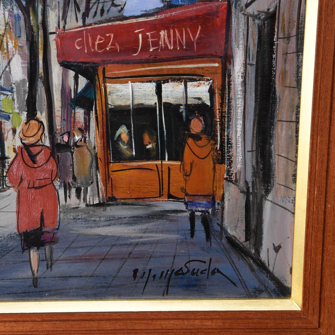 h*u様 【模写】増田誠 「パリー ブルーヴァル ヴォルテール」 油彩 6F