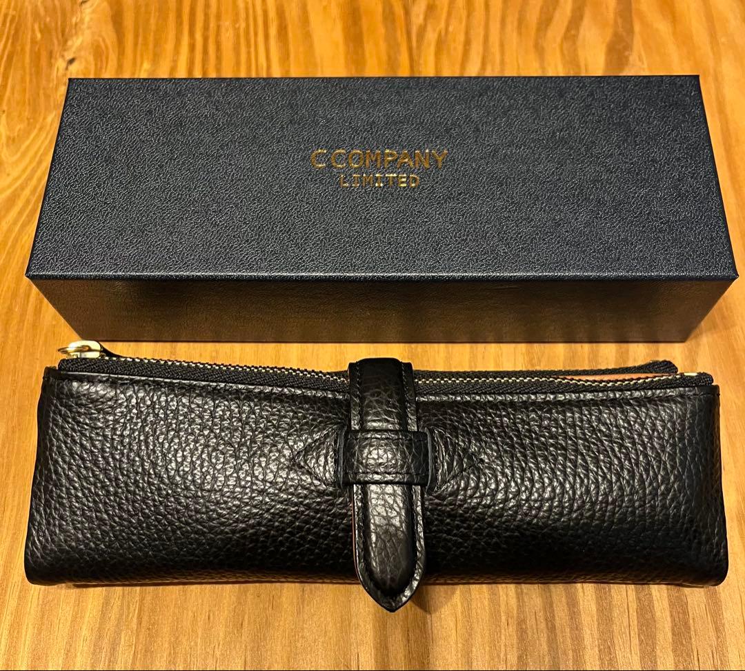 【美品】 C COMPANY ルポペンケース ブラック 復刻版 RPS-001