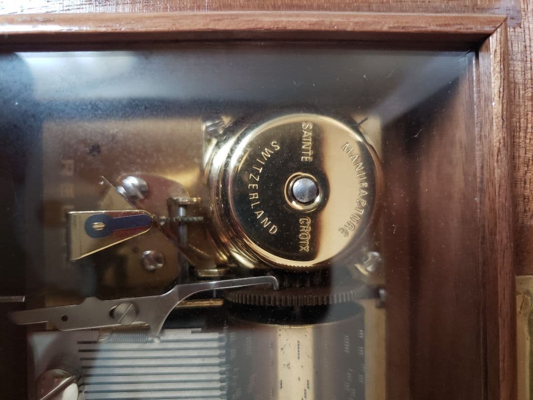 ラグラグさん専用 REUGE シリンダー式オルゴール 木製ケース付き