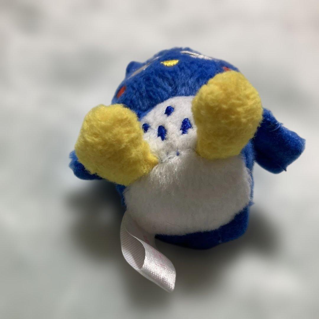 【年代物】サンリオ　Blue パタパタペッピーぬいぐるみ ボールチェーン付き