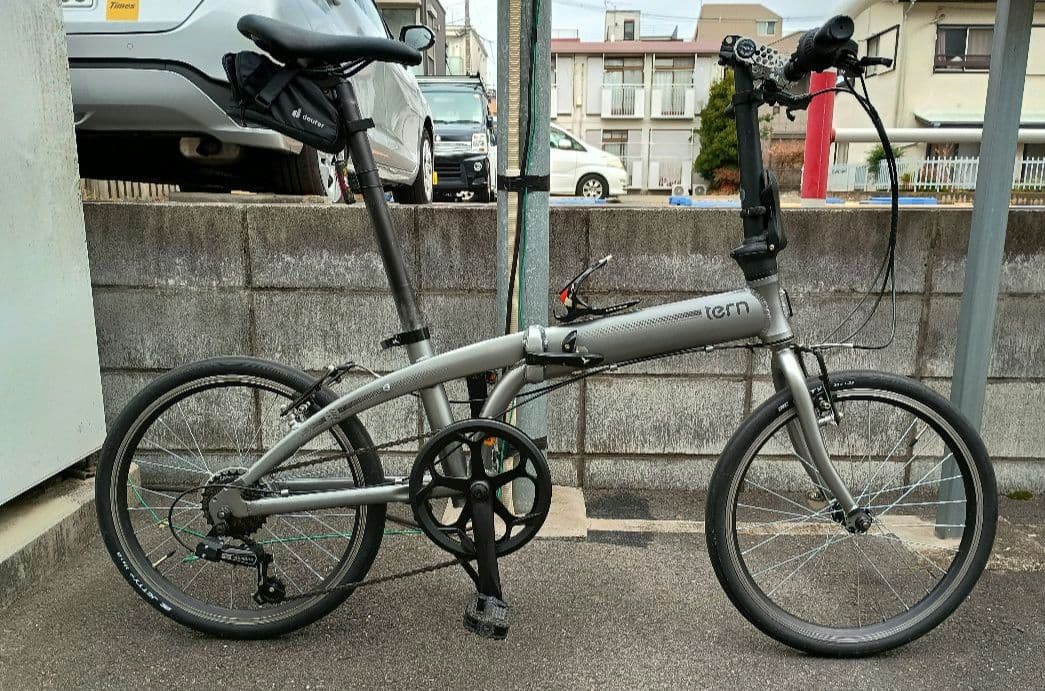 折り畳み自転車tern LINK A7 シルバー2022年 美品 東京引取り希望