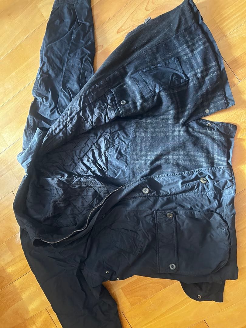 burberrys バーバリー ジャンパー ブルゾン ブラック　内側チェック