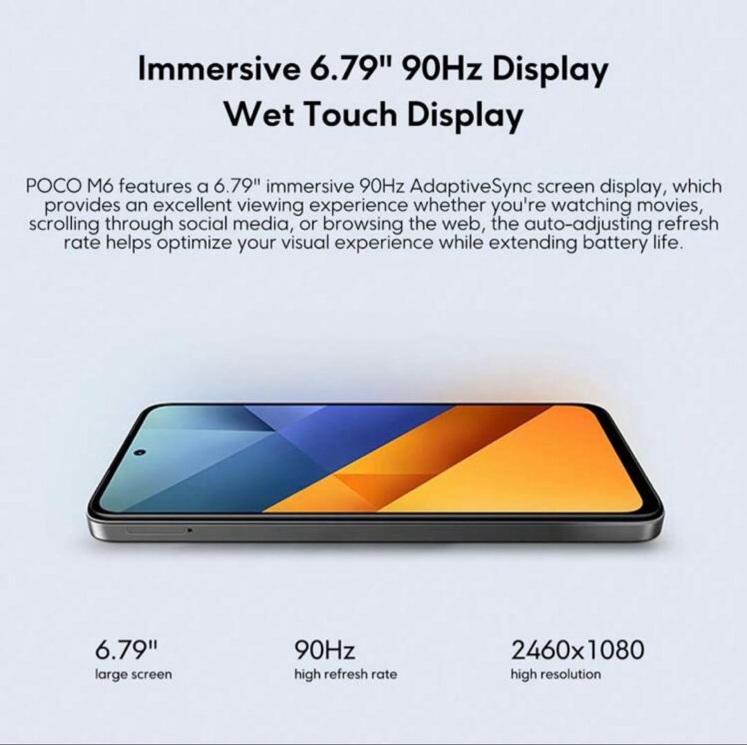 POCO M6（未使用＆未開封・黒色） New and unpacking