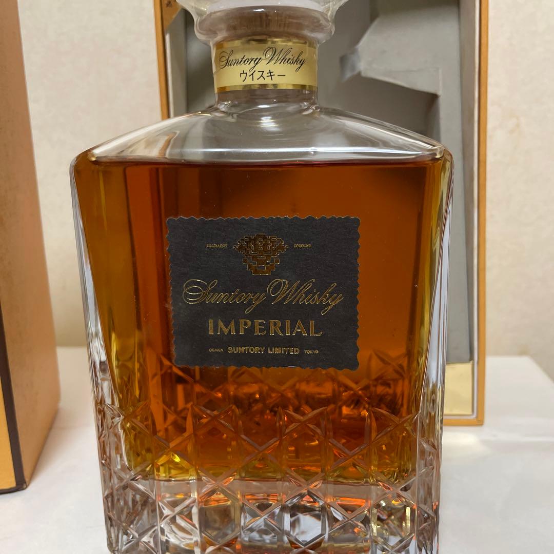 りんりん專用 サントリー インペリアル ウイスキー カガミクリスタル 600ml