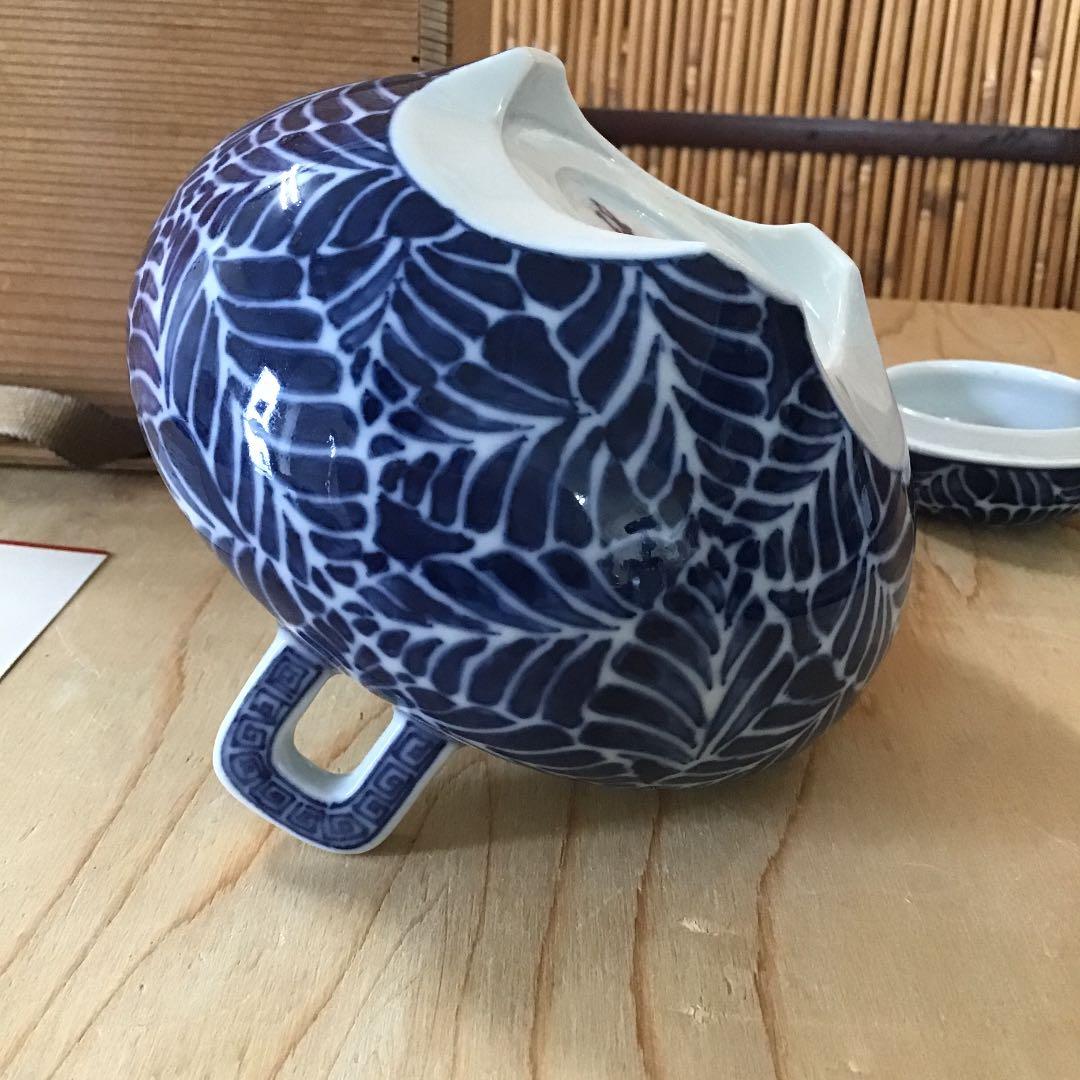 茶道具 染付香炉 河本 礫亭 No21KR