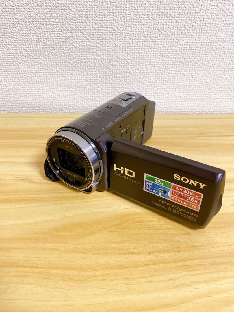。SONY ビデオカメラ　HDR-CX430V