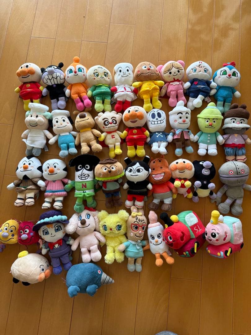 アンパンマン ぷりちぃビーンズ 37体 まとめ売り セット ぬいぐるみ