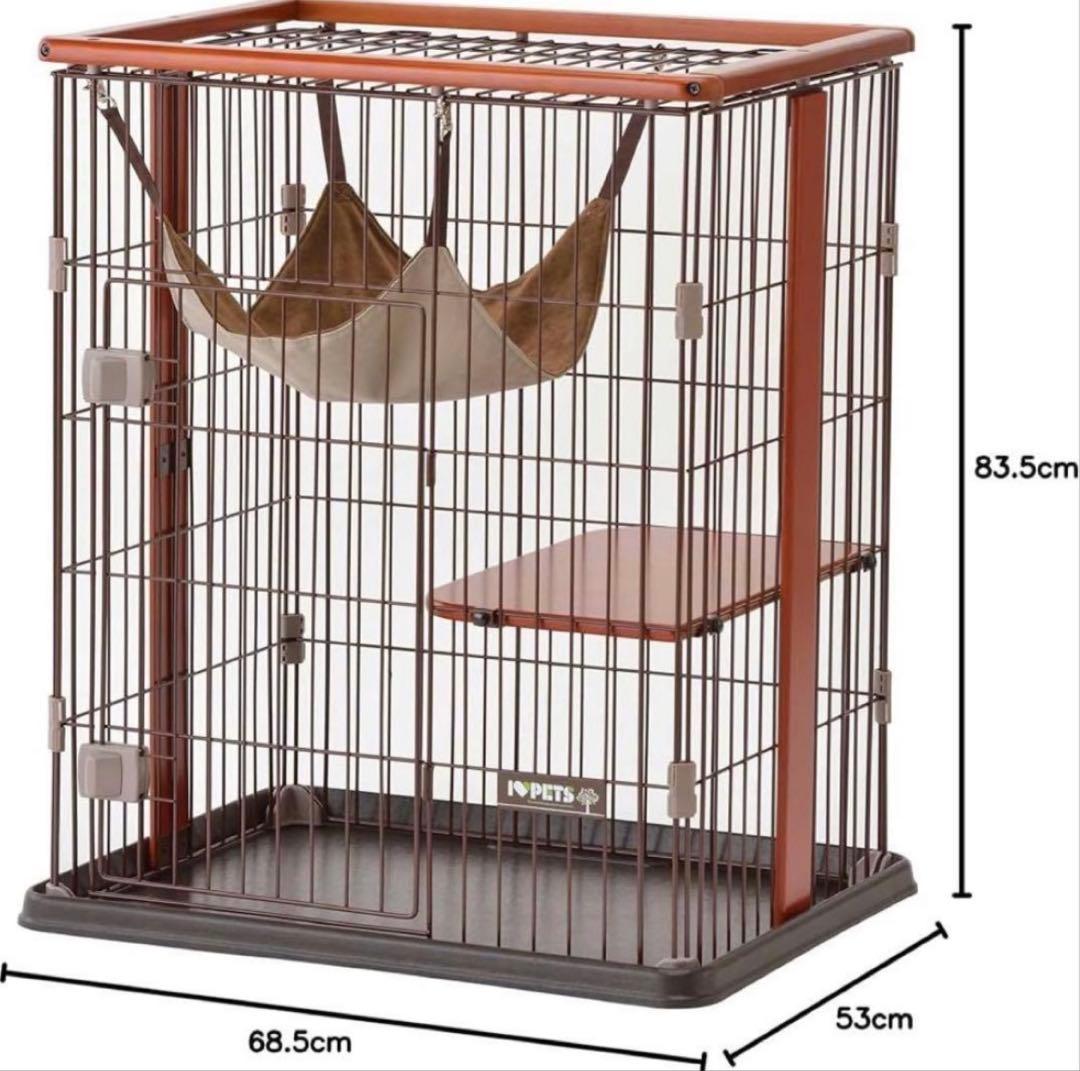 bonbi alcon キャットケージ ハンモック付き