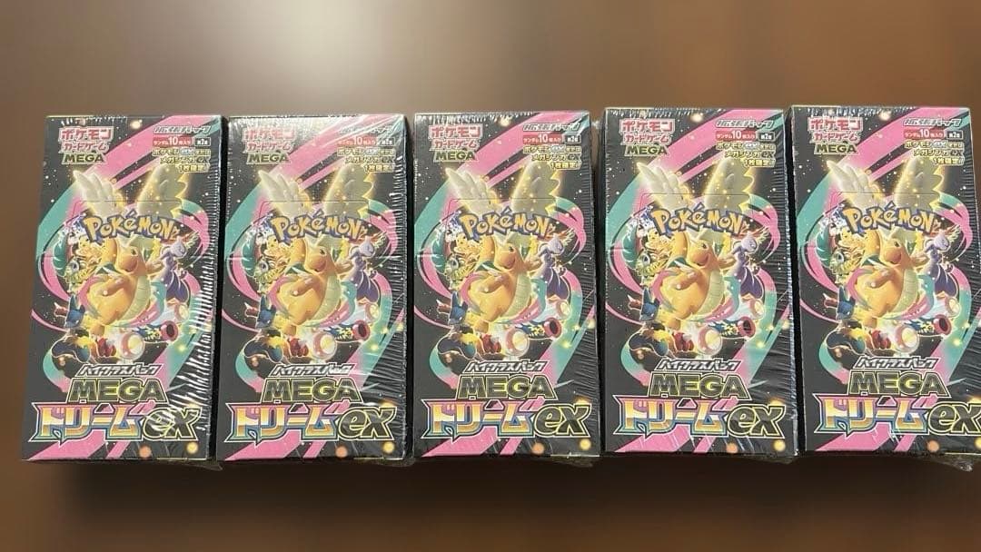 ポケモンカード　mega ドリーム シュリンク付き