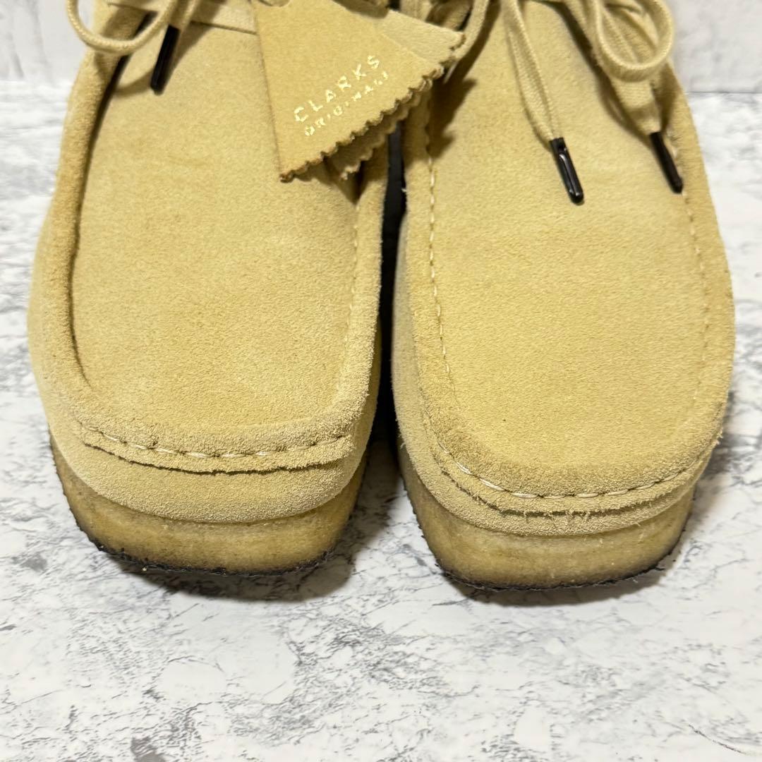 【美品】clarks ワラビー メープル 26.5cm