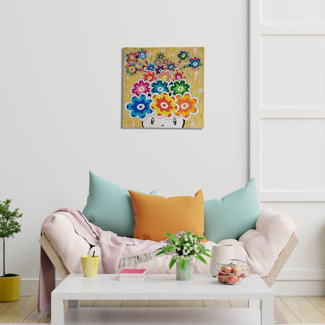 ★鈴木哲也★S15(652×652mm)アクリル原画1点物★送料無料#126