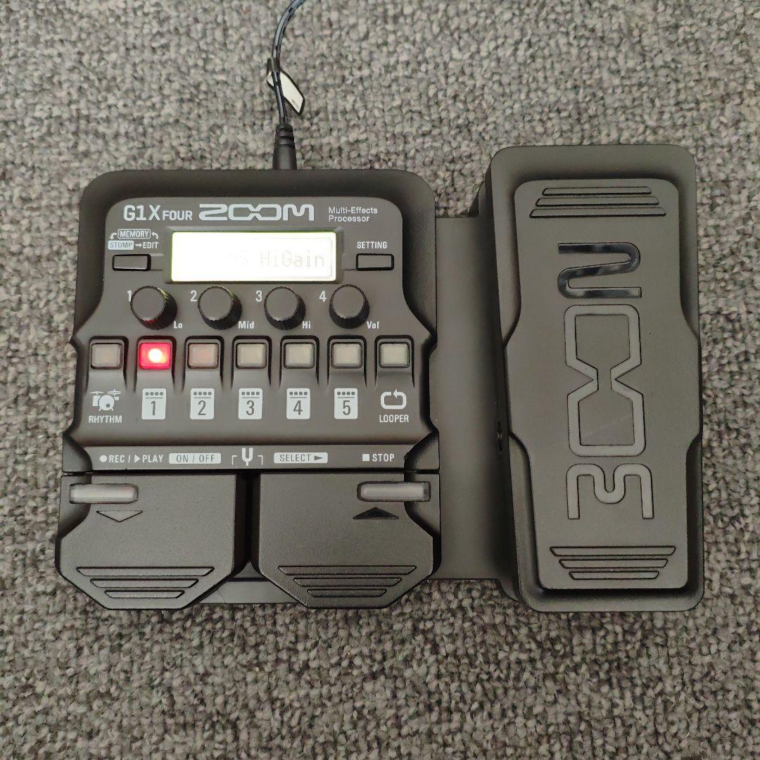 ZOOM G1X FOUR ギター用マルチエフェクター（純正アダプター付き）