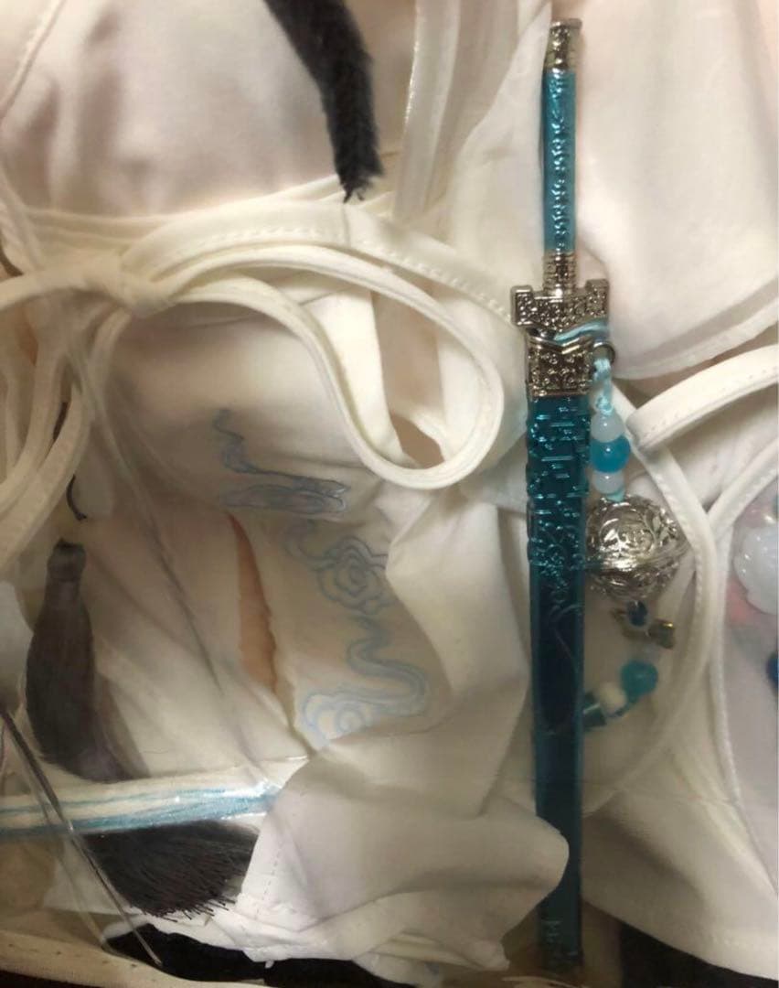 激レア 博君一肖 陳情令 座学時代 藍湛 魏嬰 ぬいぐるみ40cm + 衣装小物