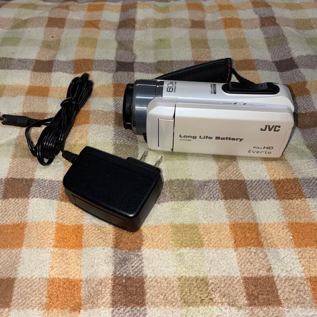 動作確認済JVC Everio エブリオ GZ-F200-W