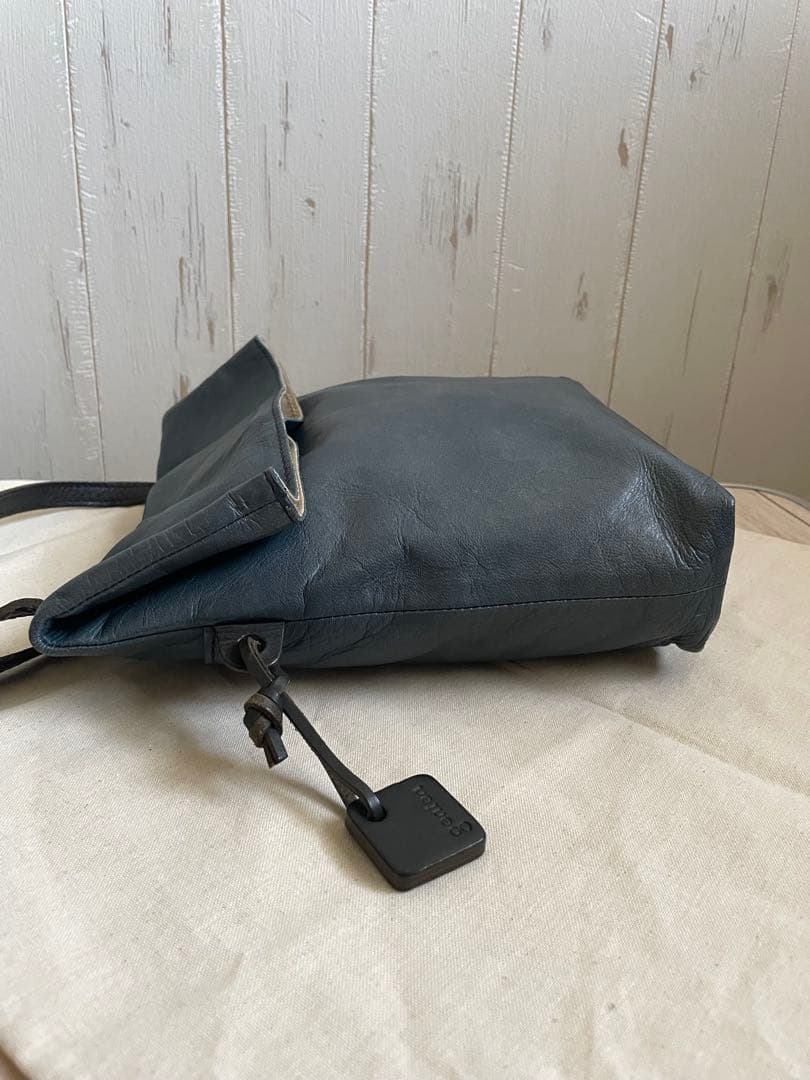 ゲンテンgenten 鹿革ショルダーバッグ