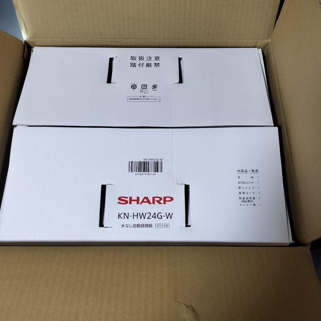 【ジャンク】ヘルシオ ホットクック KN-HW24G-W 元箱パーツ取説あり