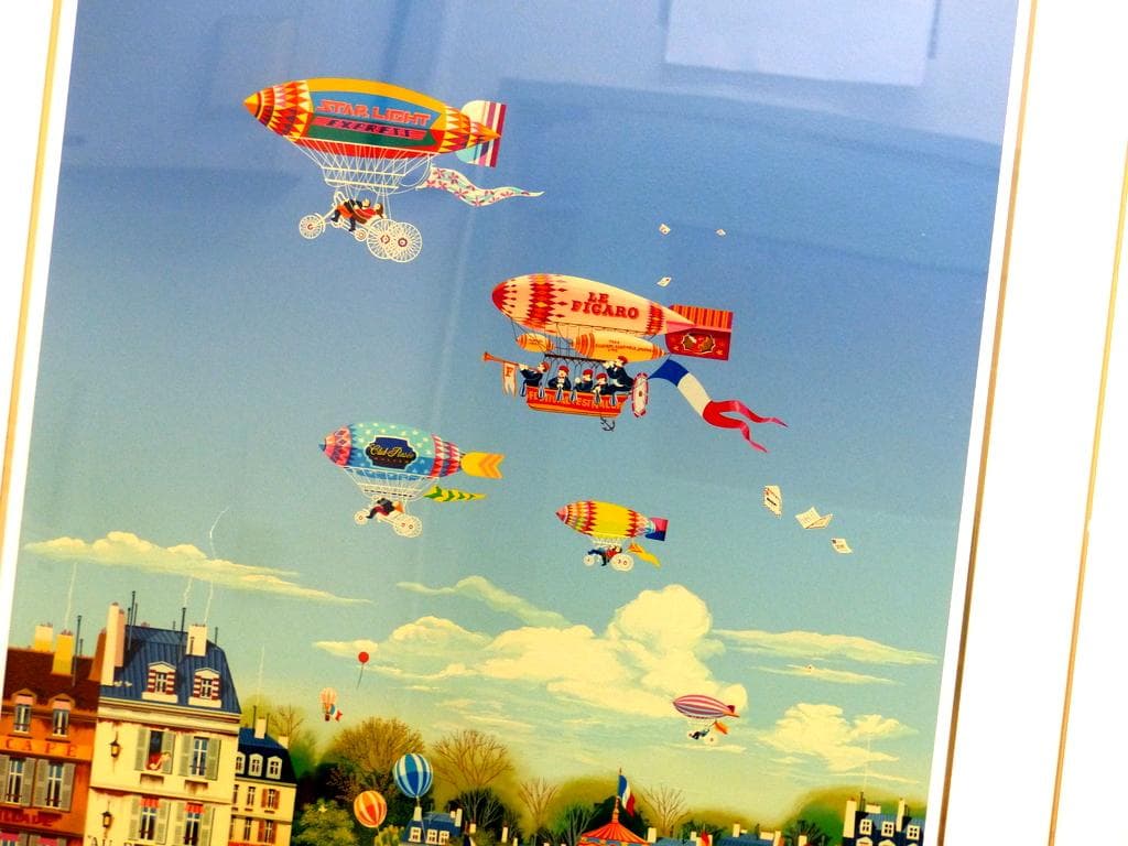 【2133】真作 ヒロヤマガタ ヘラクレスファミリー シルクスクリーン