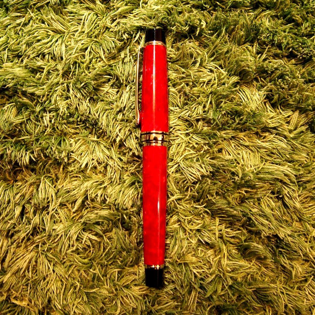 【美品】パイロット 万年筆 レガンス89s レッド Fニブ