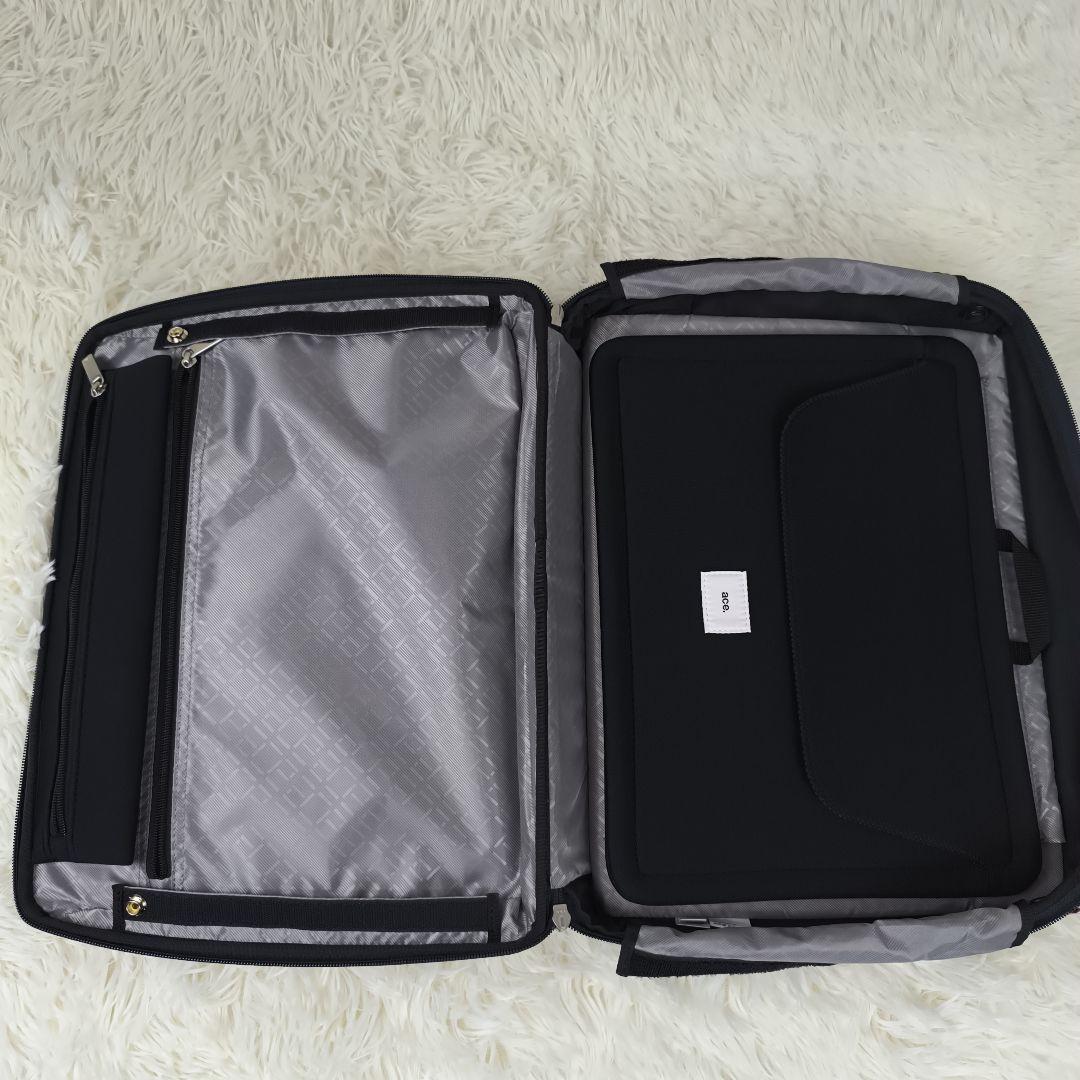 未使用級✨ エース ソニーバイオ コラボ デュラテクト V ブリーフケース 紺