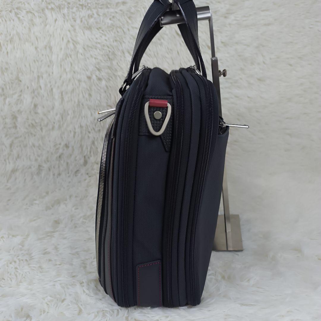 未使用級✨ エース ソニーバイオ コラボ デュラテクト V ブリーフケース 紺