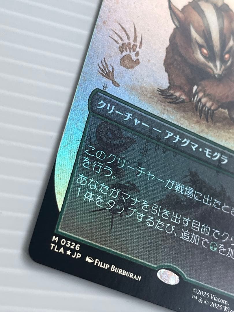MTG アナグマモグラの仔　日本語　ボーダーレス