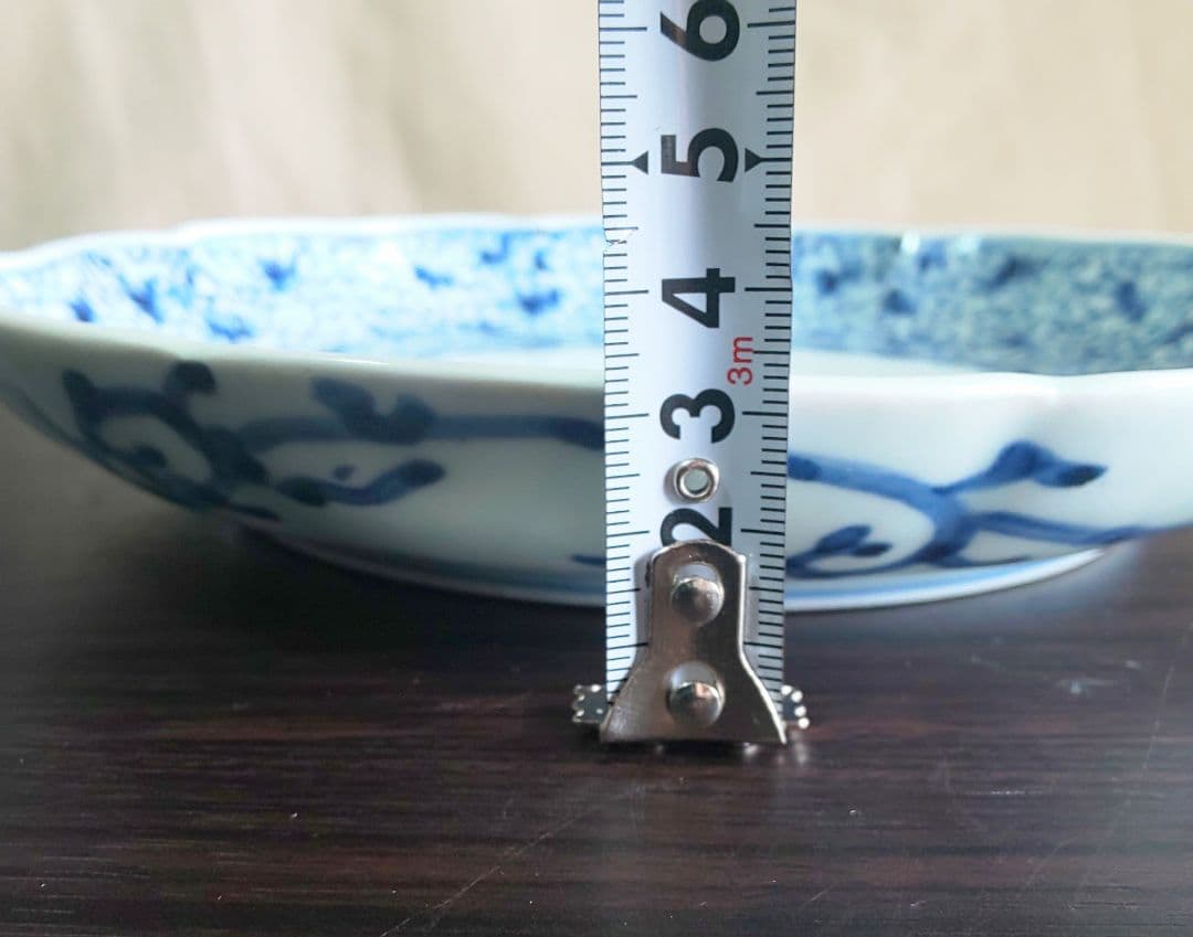 古伊万里 染付花微塵蛸唐草 松竹梅 大明成化年製