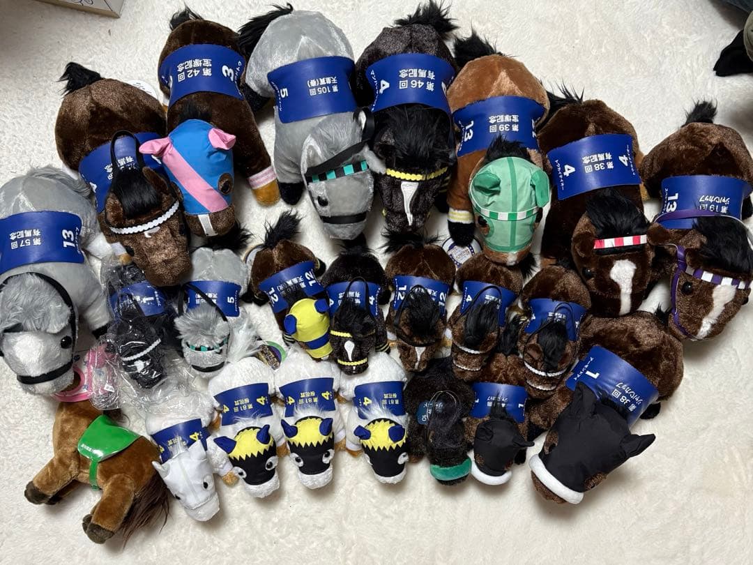 【バラ売り可能】★美品★競走馬ぬいぐるみ 23体セット