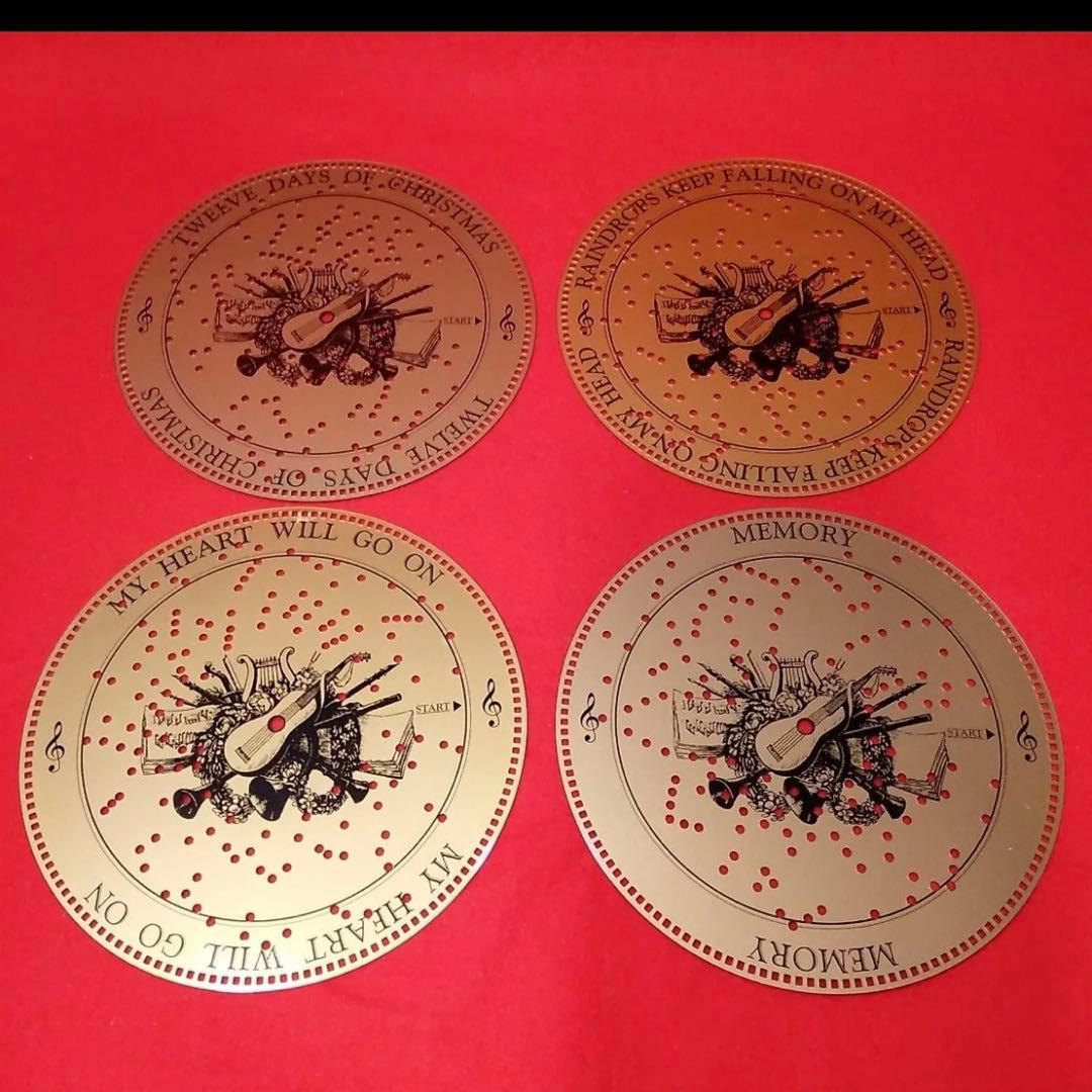 ❤️ミスタークリスマス・オルゴール用ディスク24枚