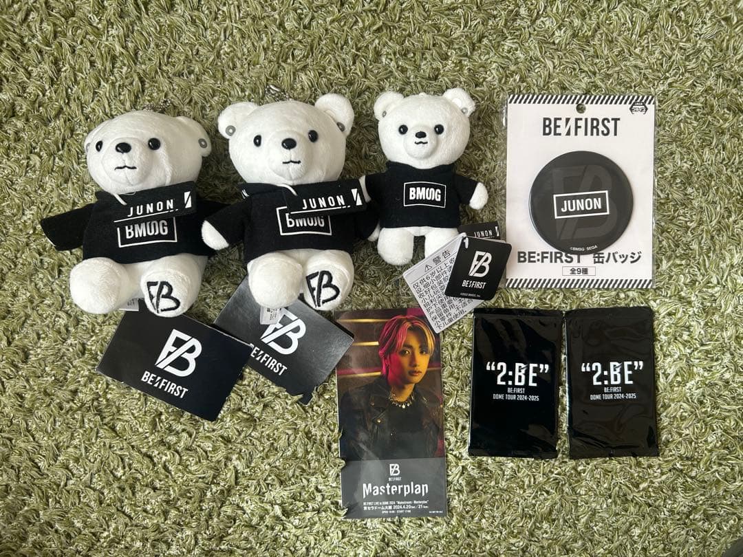 【BE:FIRST 】JUNON ジュノン 初期ぬいぐるみセットおまけ付