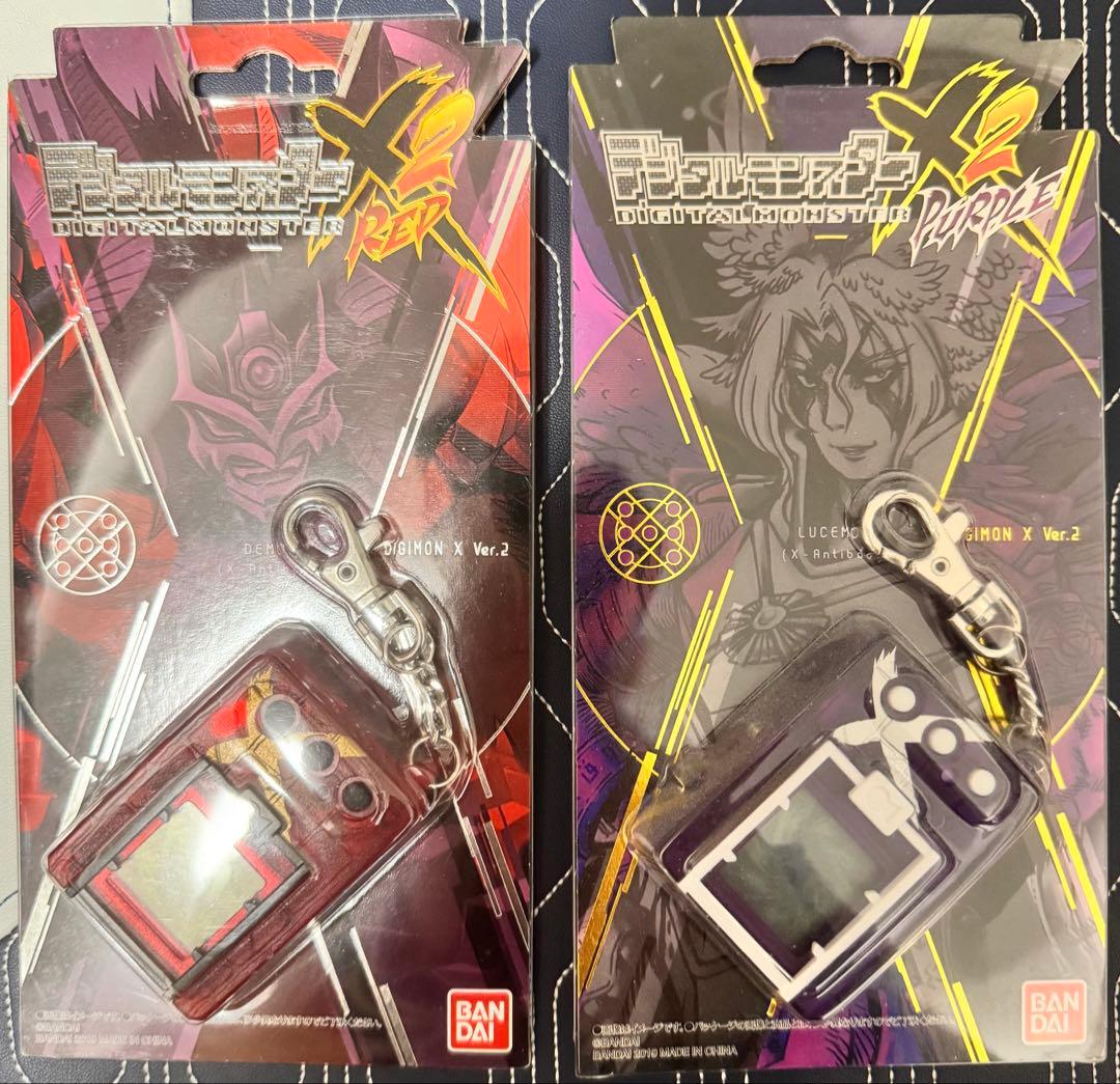 デジタル X ver 2 クリアレッド　クリアパープル　デジモン
