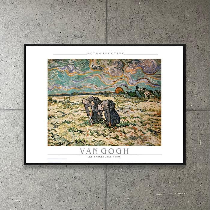 額装品/二人の農婦/フィンセント ファン ゴッホ/ポスター/アート/インテリア