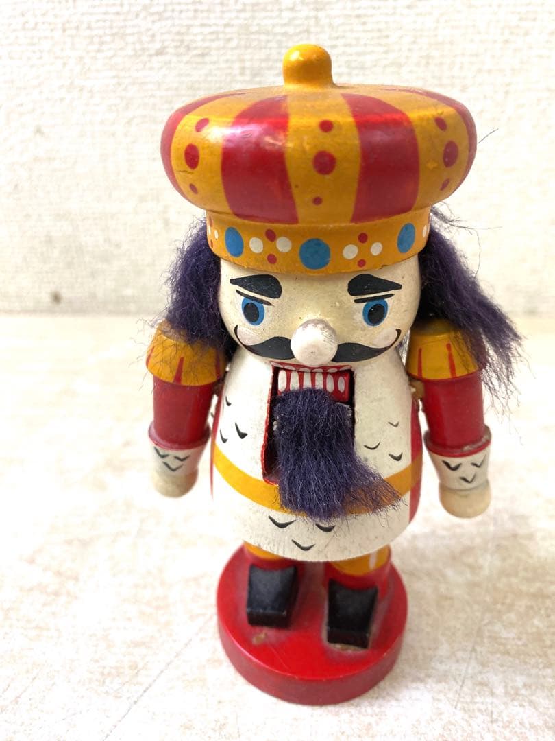 くるみ割り人形 3点まとめ 兵隊 王様 アンティーク ヴィンテージ コレクション