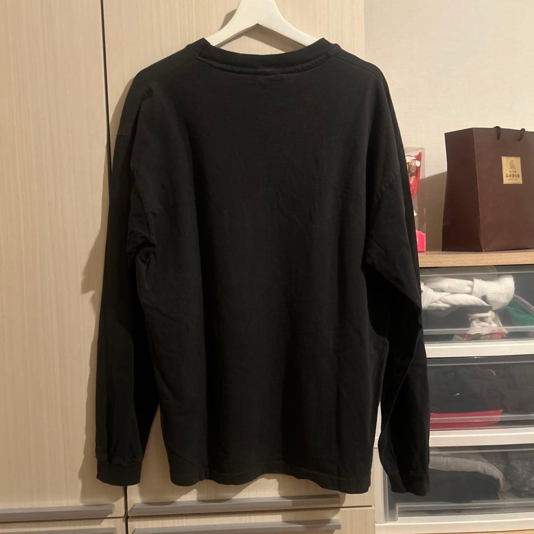 anvil ビンテージ 長袖 Tシャツ XL 黒 100%コットン