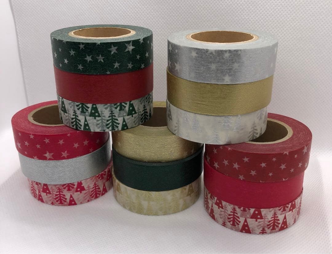 marks クリスマスデザイン マスキングテープ 15点
