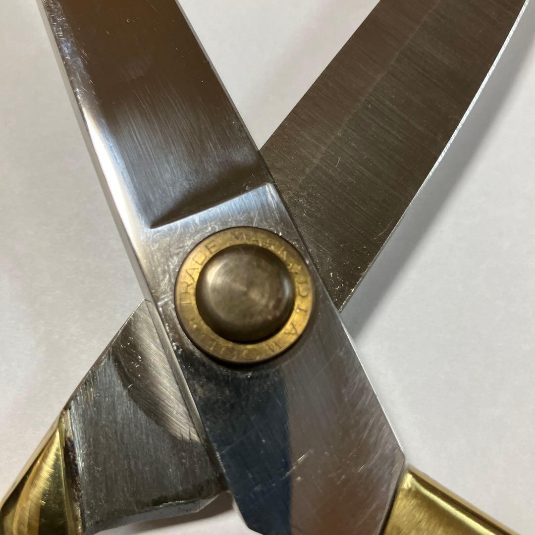 HIGH SPEED ステンレスはさみ 金色