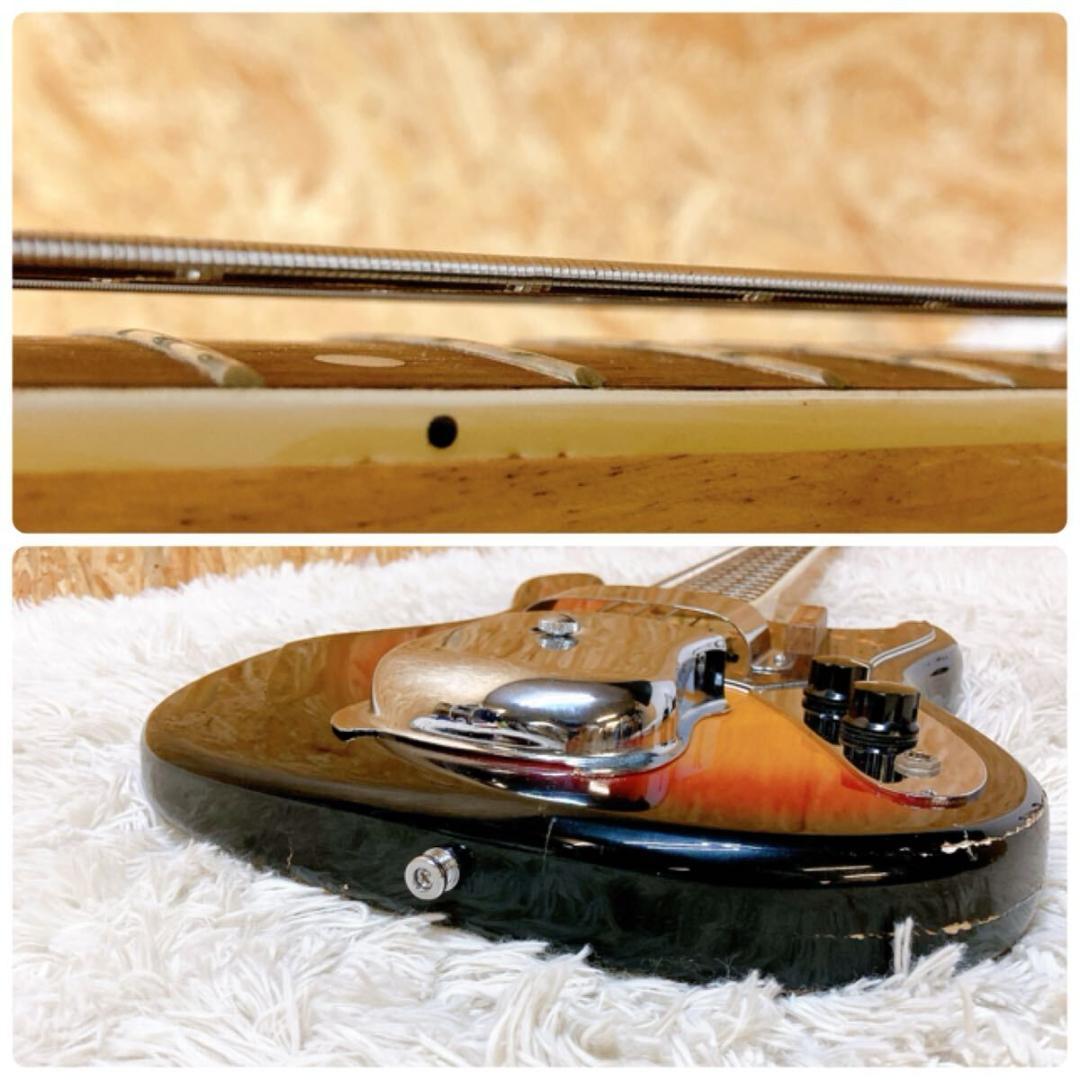 GUYATONE グヤトーン　EB ビザール　JAPAN ビンテージ　0フレット