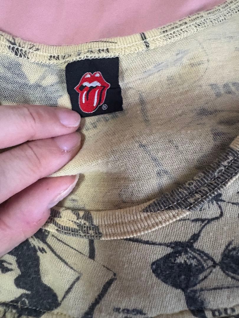 HYSTERIC GLAMOUR ローリング・ストーンズ フリルタンクトップ