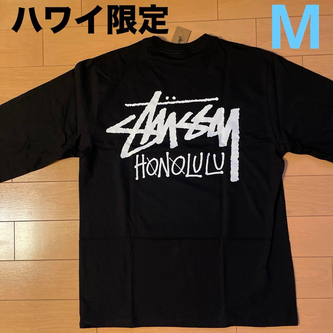 【新品 ハワイ限定】STUSSY ロングTシャツ　Mサイズ