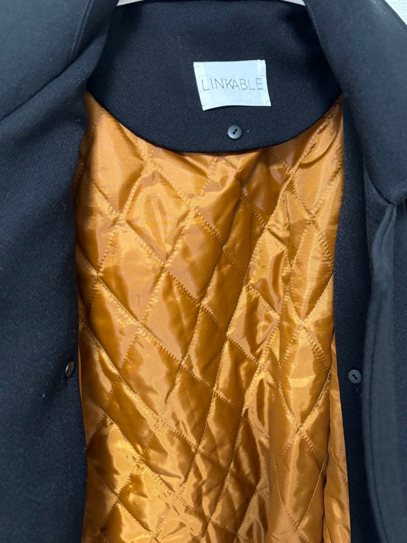 最終値下げ　linkable コート ブラック