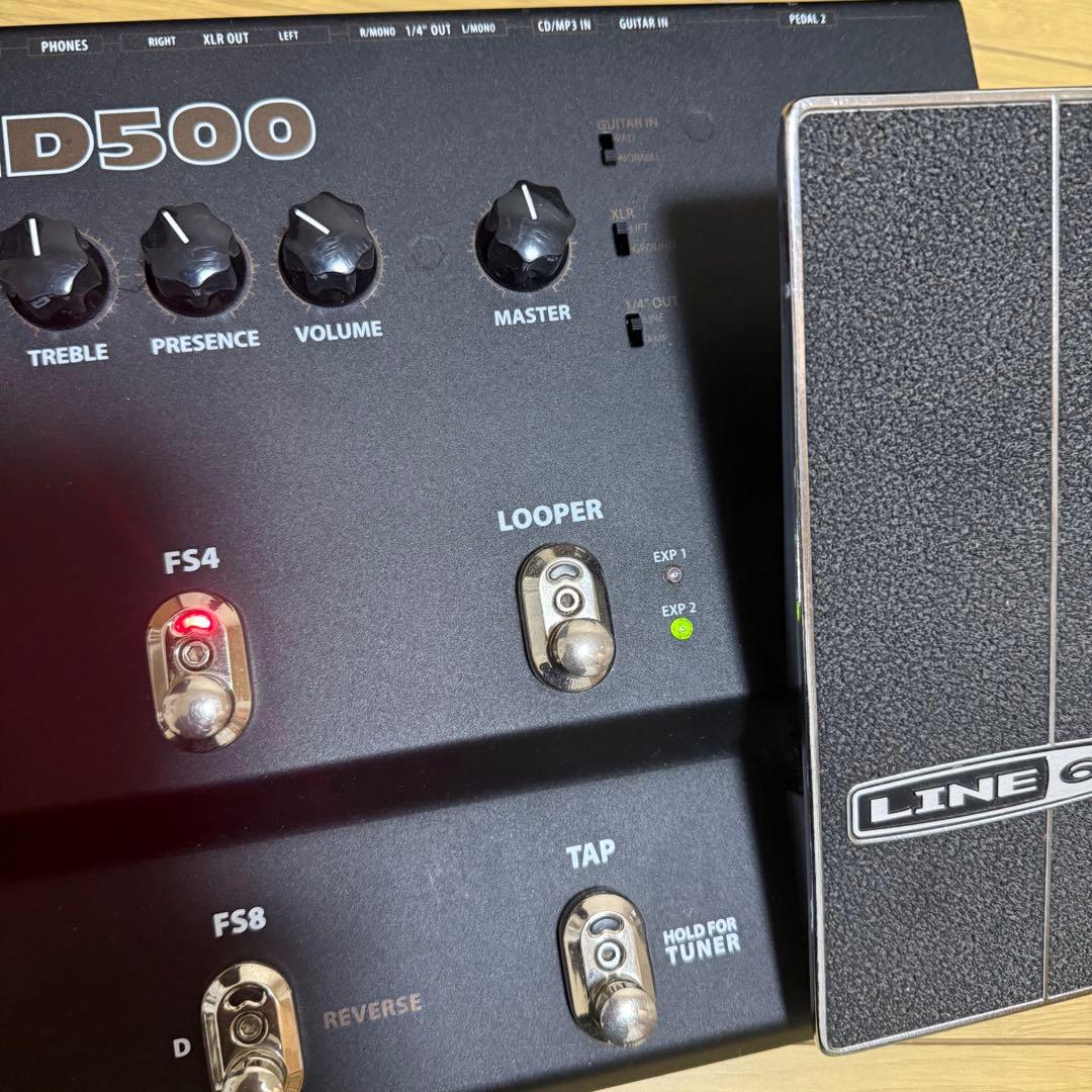 Line 6 POD HD500 マルチエフェクター アンプシミュレーター完動品