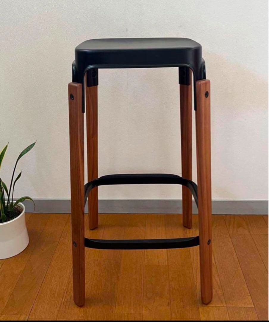 【再値下げしました】MAGIS STEELWOOD STOOL ハイスツール