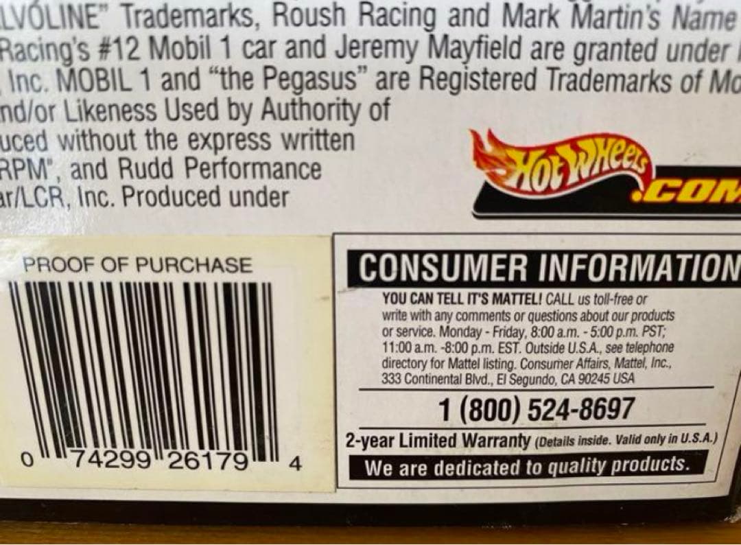 HOTWHEEL 1:24 Toy Story 2 NASCAR トイストーリー