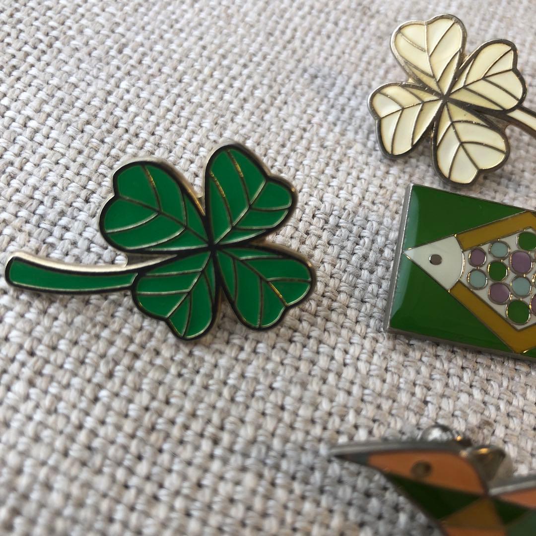 ミナペルホネン　ブローチ4点セット