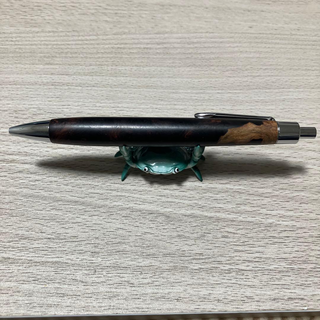 クラフトエー　ホンジュラスローズウッド瘤　ボールペン 専用ケース付き