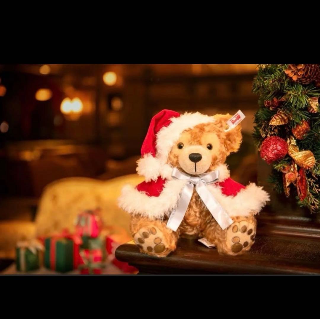 新品　ダッフィー　サンタクマ ぬいぐるみ ダッフルバッグ付き　クリスマス　限定