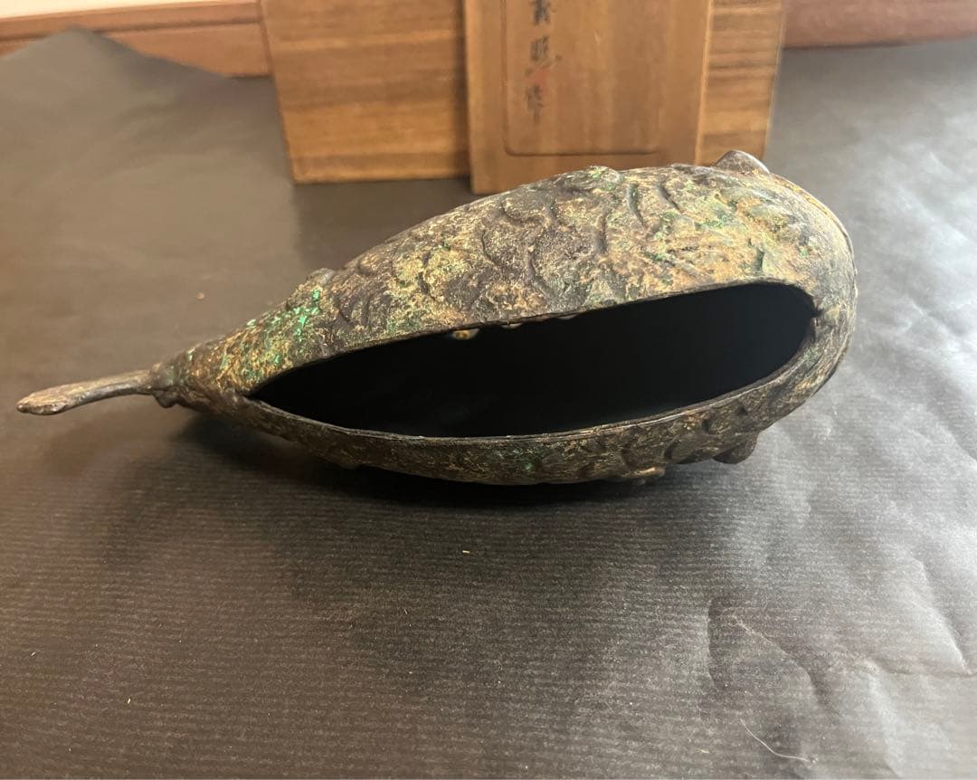 希少品　魚鼓 魚板 仏具 古民具 時代物　茶道 茶事懐石の鳴り物 禅院　骨董 鯱
