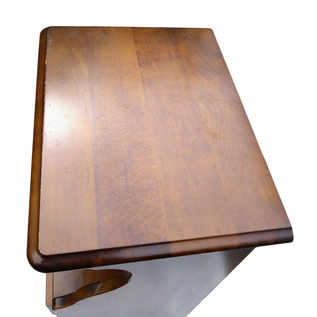 ☆美品！☆カリモク karimoku コロニアル　電話台 レトロ アンティーク調