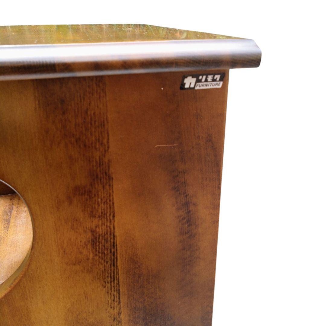 ☆美品！☆カリモク karimoku コロニアル　電話台 レトロ アンティーク調