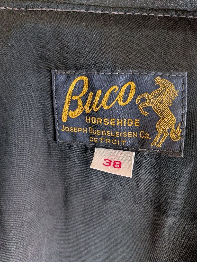 ザリアルマッコイズ ライダース Buco J-100 黒芯 38　極美品
